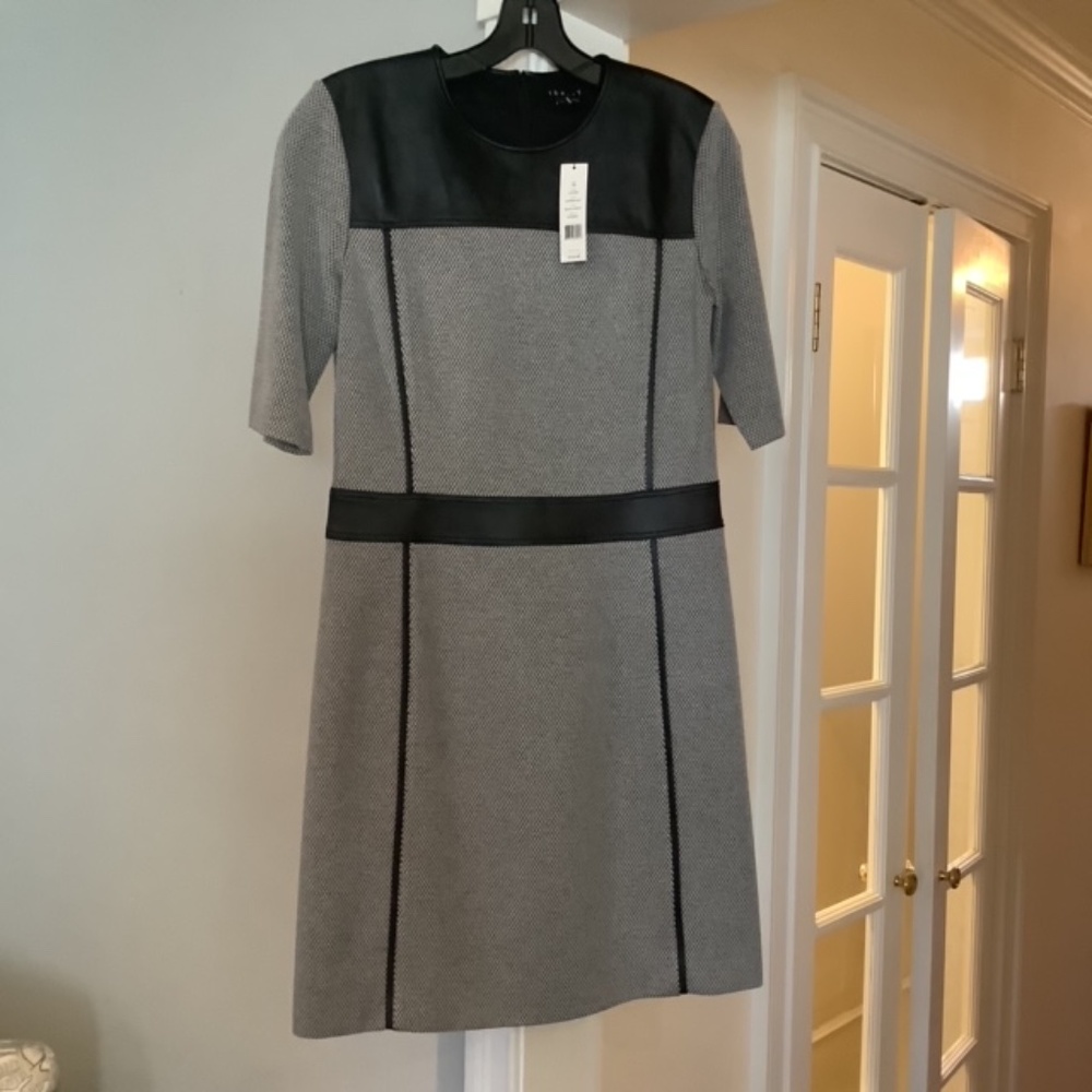 Theory Calvino Elmore Knit Sheath Dress, Size 10